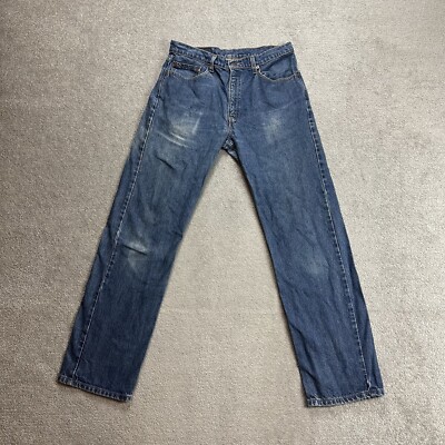 LEVI S Herren Jeans 505 Vintage Hose W33 L32 Made in Columbia 19408 Blau Denim