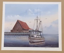 Linda Devins Candy-L Print Signed 488/950 Certificate - Mike's Place Bay Sailing