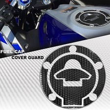 NEGRO Y CROMO PLATA TANQUE GASOLINA TAPA COMBUSTIBLE CUBIERTA PROTECCIÓN PROTECTOR 14-23 YZF R3/ MT-03
