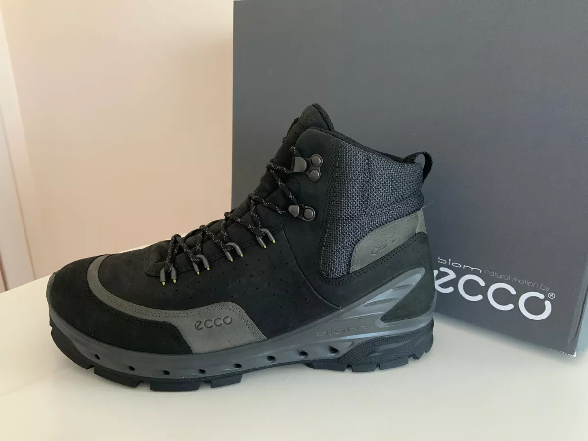 masser solnedgang Forkert NEW MEN&#039;S ECCO BIOM VENTURE TR CALHAN MID GTX BOOTS WATERPROOF BLACK  DARK SHADOW | eBay