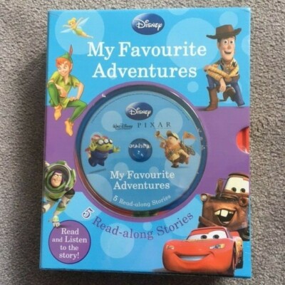Disney My Favourite Adventures - 5 Read-along and Listen Stories. Brand new.