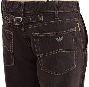 brown armani jeans
