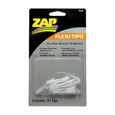 Zap Extender Tips for CA Glue Bottles (24) PAAPT21