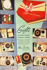 1940 Max Factor Hollywood gift Vintage ad for blondes brunettes redheads