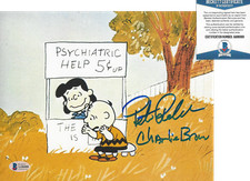 PETER ROBBINS PEANUTS VOICE OF CHARLIE BROWN SIGNED 8x10 PHOTO M BECKETT COA BAS