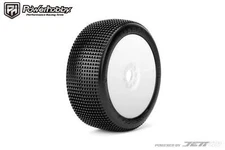 Powerhobby Marco 1/8 Buggy Mounted Tires White Dish Wheels (2) Super Soft