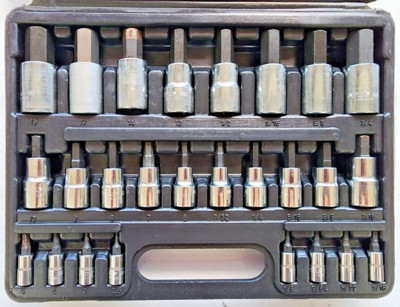 VIM Tools 26Pc Metric SAE Master Socket Set VIMHMS26