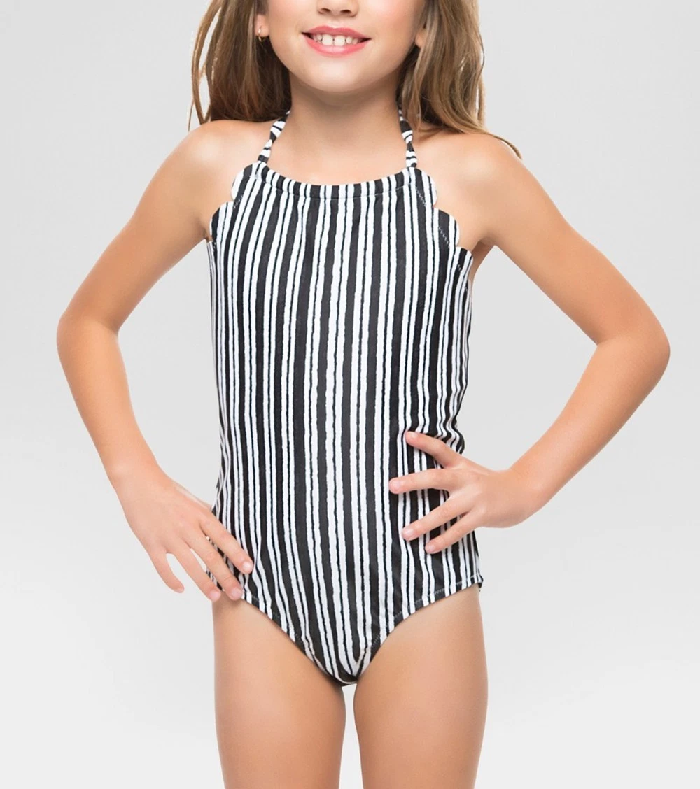 Louis Vuitton Mixed Stripes One-Piece Swimsuit