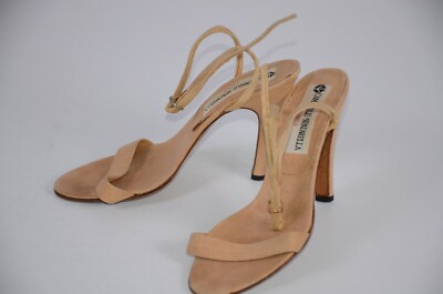 Campanile Spatarella Roma Women's Strappy Sandals Size 37 Canvas Open Toe 7 US