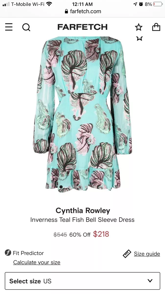 Cynthia rowley metallic clearance dress