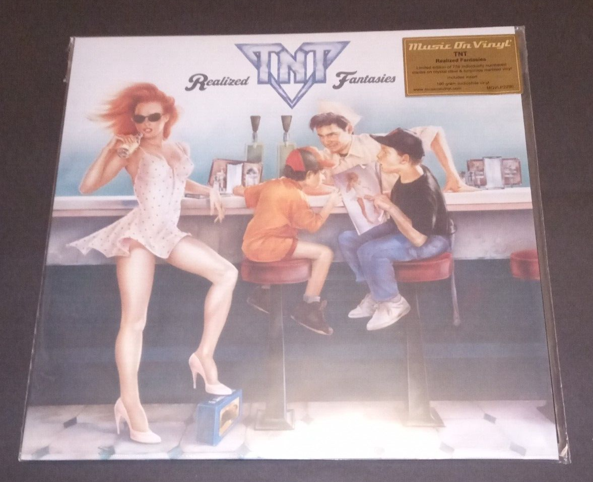 TNT LP REALIZED FANTASIES NUMBERED CLEAR & TURQUOISE MARBLE VINYL - NEW & SEALED
