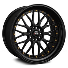 1 20x10.5 30 Xxr 521 5x114.35x120 Black Gold Rivets Wheel