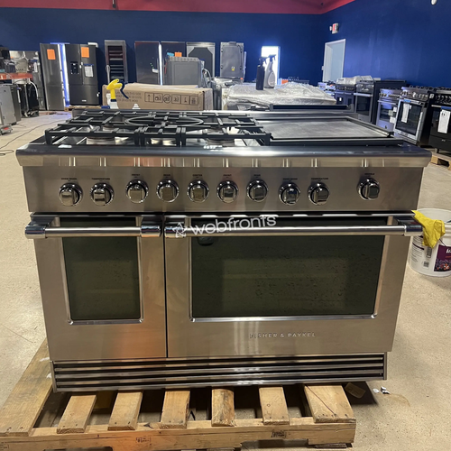 Fisher & Paykel RDV 2486 GDNN 48 Inch Dual Fuel Pro Range LP gas 104846 822843713622 eBay