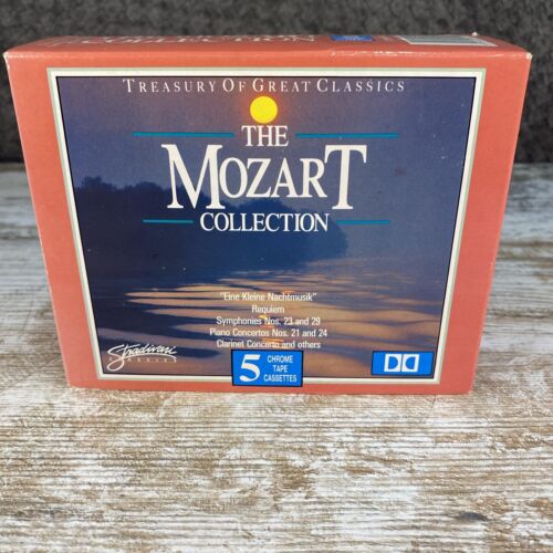 Die Mozart Sammlung 5 Klassische Musik Kassette Chrom Bänder Box Set 1990 - Bild 1 von 12