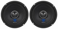 (2) Rockville RXM64 6.5" 300w 4 Ohm Mid-Range Drivers Car Speakers Mid-Bass