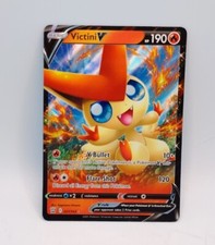 Victini V 021/163 Holo Ultra Rare Pokemon TCG Battle Styles Card NM Fresh Pull
