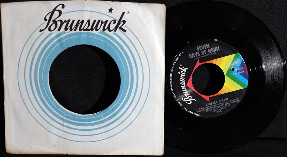 Barbara Acklin-A Raggedy Ride-7 Days Of Night-Brunswick 755412-VTG
