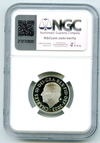 2023 GREAT BRITAIN 10P NGC PF70 UCAM CAPERCAILLE 10 PENCE FIRST YEAR OF ISSUE - Picture 2 of 2