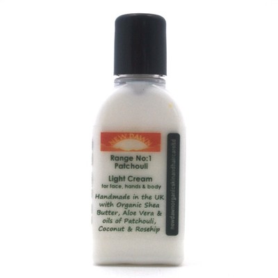 REDUCE CELLULITE DETOX - Patchouli Organic Cream Light Body Hand Face Lotion