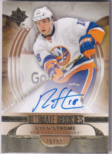 2013-14 Ultimate Collection Hockey Ultimate Rookies Ryan Strome RC Auto #78/99