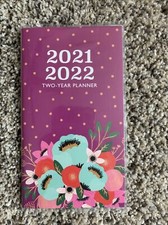 2021-2022 pocket planner Floral & Polka Dots- 48 Pages- 3.3x 6inch. - New