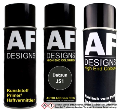 Kunststoff Spraydosen Set für Datsun JS1 Dark Olive Green Metallic Stoßstange