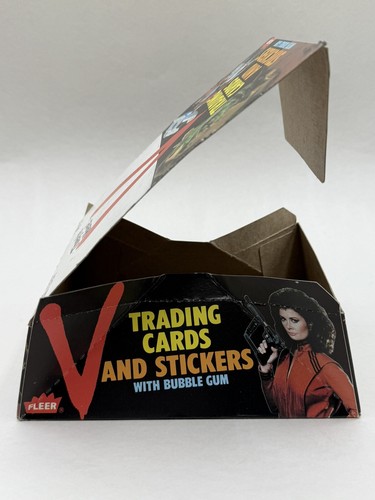 1984 FLEER V They’re Here!- Empty Wax Card Display Box Only Vintage Item 537 - Picture 4 of 7