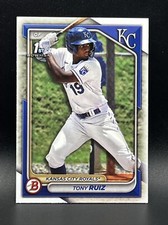 Tony Ruiz 2024 Bowman Prospect #BP-80 RC Kansas City Royals Baseball Card