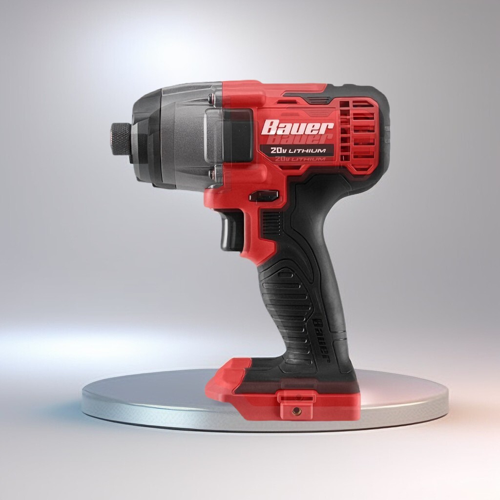 Bauer 1781c-b1 20v Hypermax Lithium 1/4 Hex Compact Impact