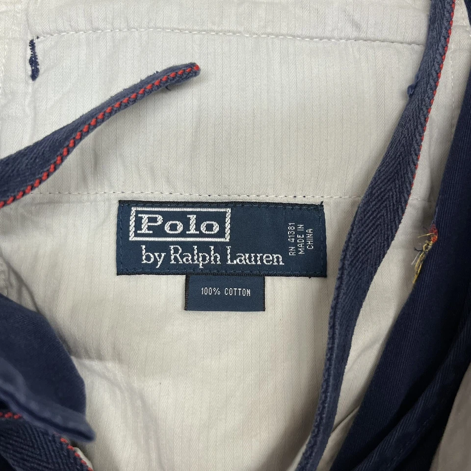 Мужские шорты Polo Ralph Lauren Bermuda 10 дюймов с морскими парусными флагами синие размер 34 б/у в отличном состоянии - Изображение 3 из 4