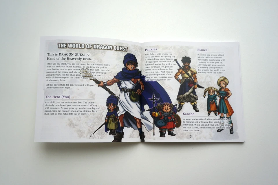Dragon Quest V: Hand of the Heavenly Bride (DS) MANUAL ONLY READ DESCRIPTION - Image 2 of 4