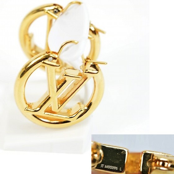 Louis Vuitton M00396 Earrings LV Louise Gold Box Storage Bag