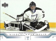 2001-02 Upper Deck #157 Nikolai Khabibulin Base
