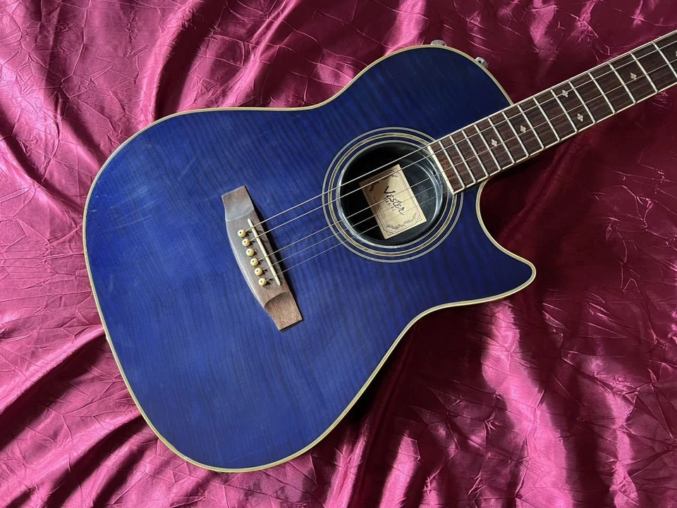 Guitarra Eléctrica Acústica Vester Súper Rara Buen Estado Eléctrica Acústica Foto 2 de 4