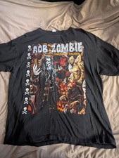 Rob zombie 1998 hellbilly deluxe tour shirt Double sided reprint All size PA9510
