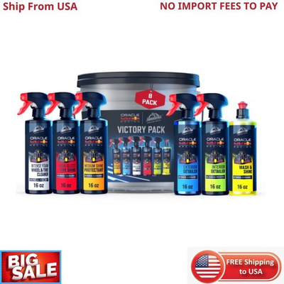 #ad Armor All Podium Series Victory Pack Car Detailing Kit 8 Piece Car Wash Bucket $31.89