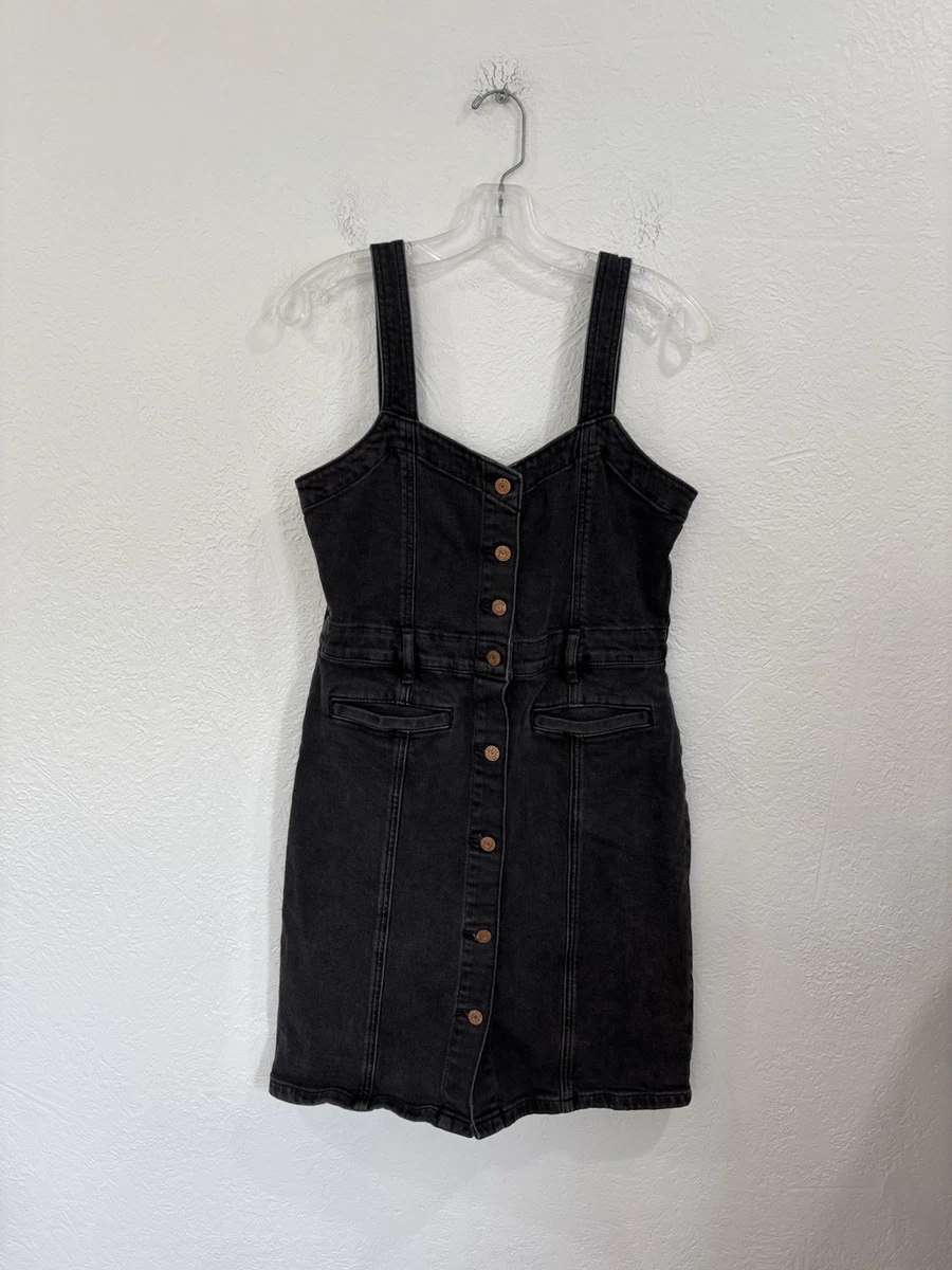 Denim Dresses Black Overall Dress for sale | eBay Denim Dresses Black Overall Dress for sale | eBay