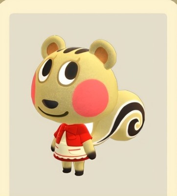Hörnchen / Cally #395 für Animal Crossing Amiibo Nfc Karte