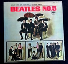 The Beatles - Beatles No. 5 LP Vinyl Japanese Pressing - NEAR MINT