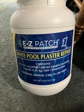 E-Z Patch 10 lbs Stormy Seas Pool Plaster Repair with White & Black Dye