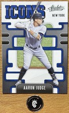 Aaron Judge 2021 Panini Absolute Base Set Green Foil Icons Insert #I-9