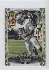 2014 Topps Chrome Mini Camo Refractor 2/99 Justin Tuck #3 1u0