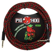 Pig Hog PCH20PLR tartan Plaid Instrument Cable