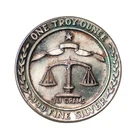 1984 Parliament Shield 1 OZ 999 FINE SILVER ROUND Natural Toning 31.1 grams