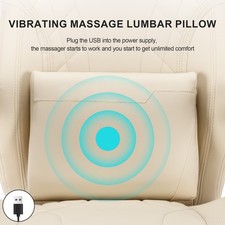 Gaming Chair Footrest and Massage Lumbar Support, Ergonomic Computer Gamer 9