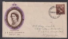 New Zealand 1953 Coronation 3d FDC Devonport to Hawera