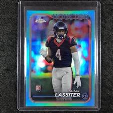 2024 Topps Chrome Football KAMARI LASSITER Rookie Base Aqua 183/199 #245