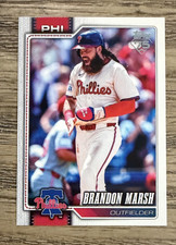 2026 Topps Series 1 #335 Brandon Marsh Philadelphia Phillies Baseball Card
