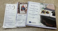 LOT Creative Memories 7x7 Page Protectors Refill Pages White Spargo 2004/02