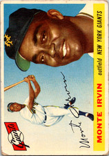 Top 10 Baseball Cards to Remember Monte Irvin 22